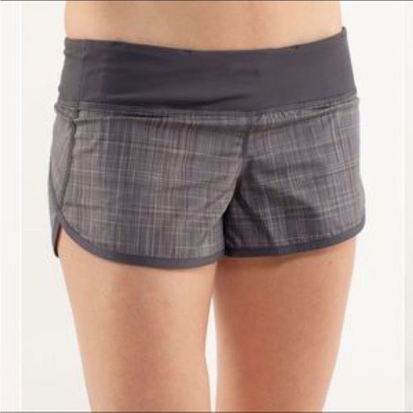 Lululemon speeds. Lightly worn grey shorts size 6 - Picture 1 of 4